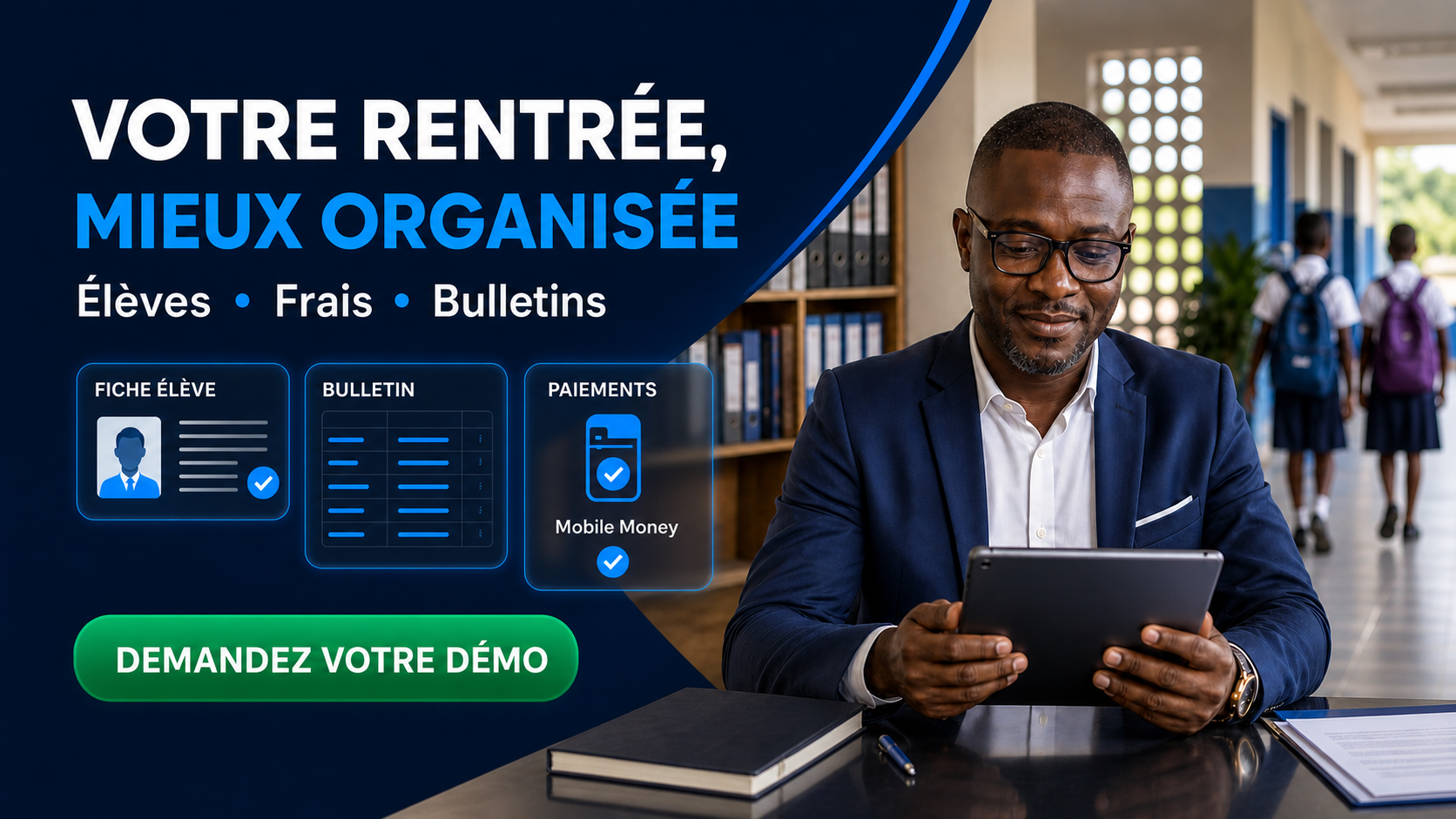 Parent utilisant EduMaison pour une rentrée mieux organisée